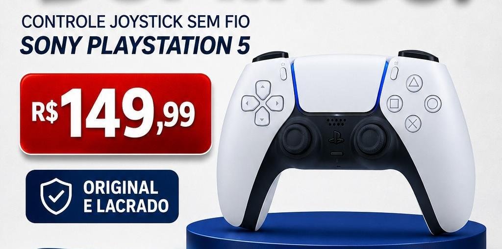 CONTROLE SONY PLAYSTATION 5 ( São Paulo | Rio de Janeiro )